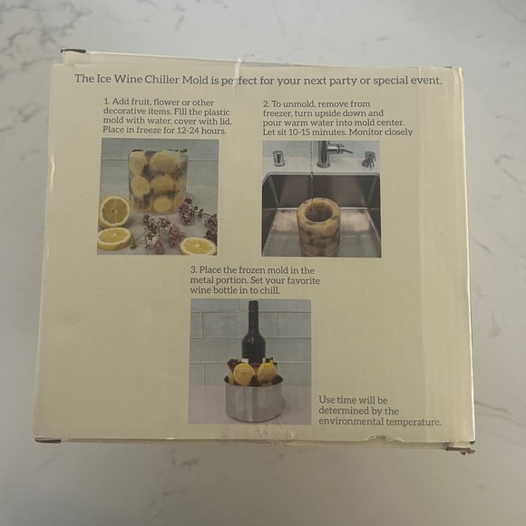 MFR Studio Wine Chiller Ice Mold Set – New in Box - Picture 3 of 3